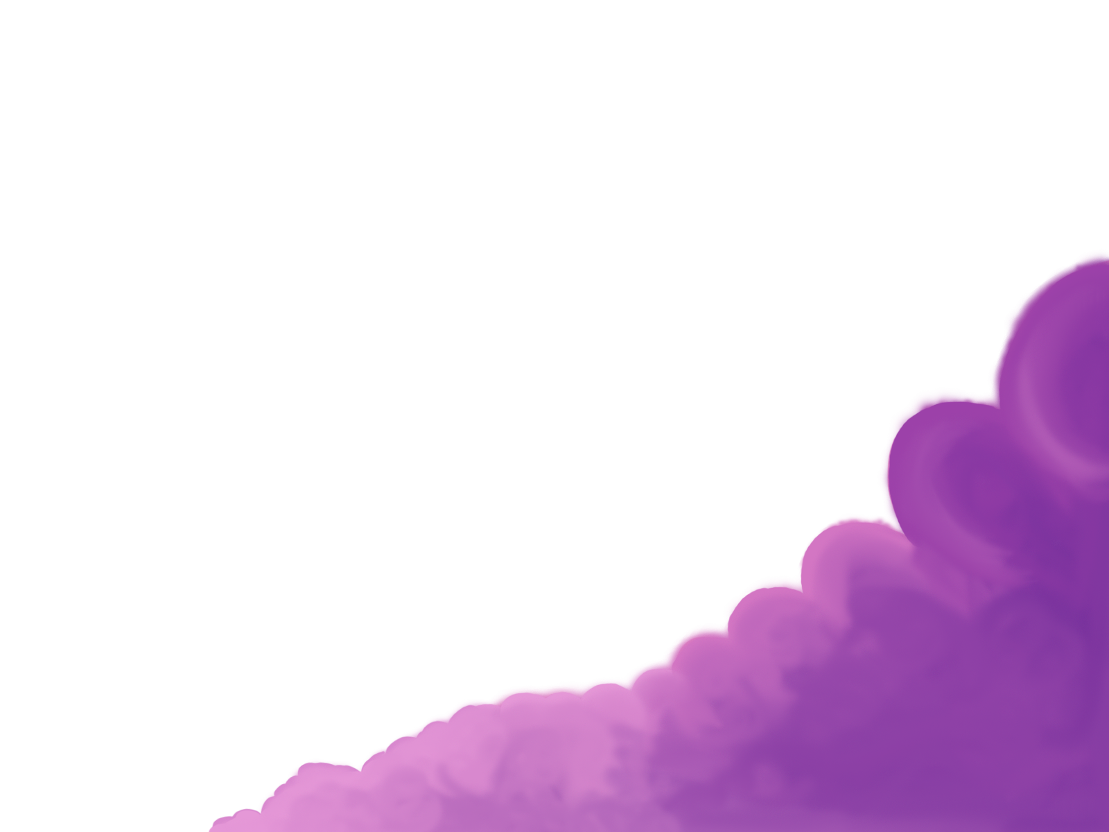 Illustration of a cloud of pink smoke.
